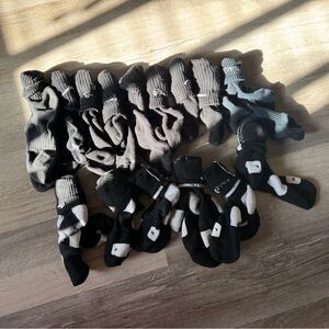 Black and Gray Womens Socks Set